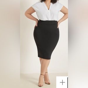 COPY - Neoprene Pencil Skirt 26W